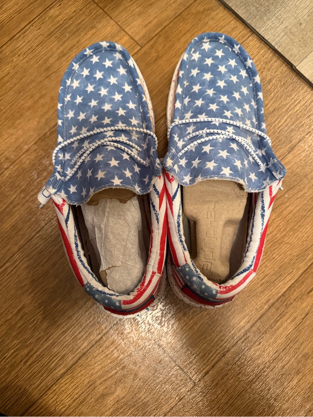 Hey Dude Americana Star & Stripe - Blue/Red/White
